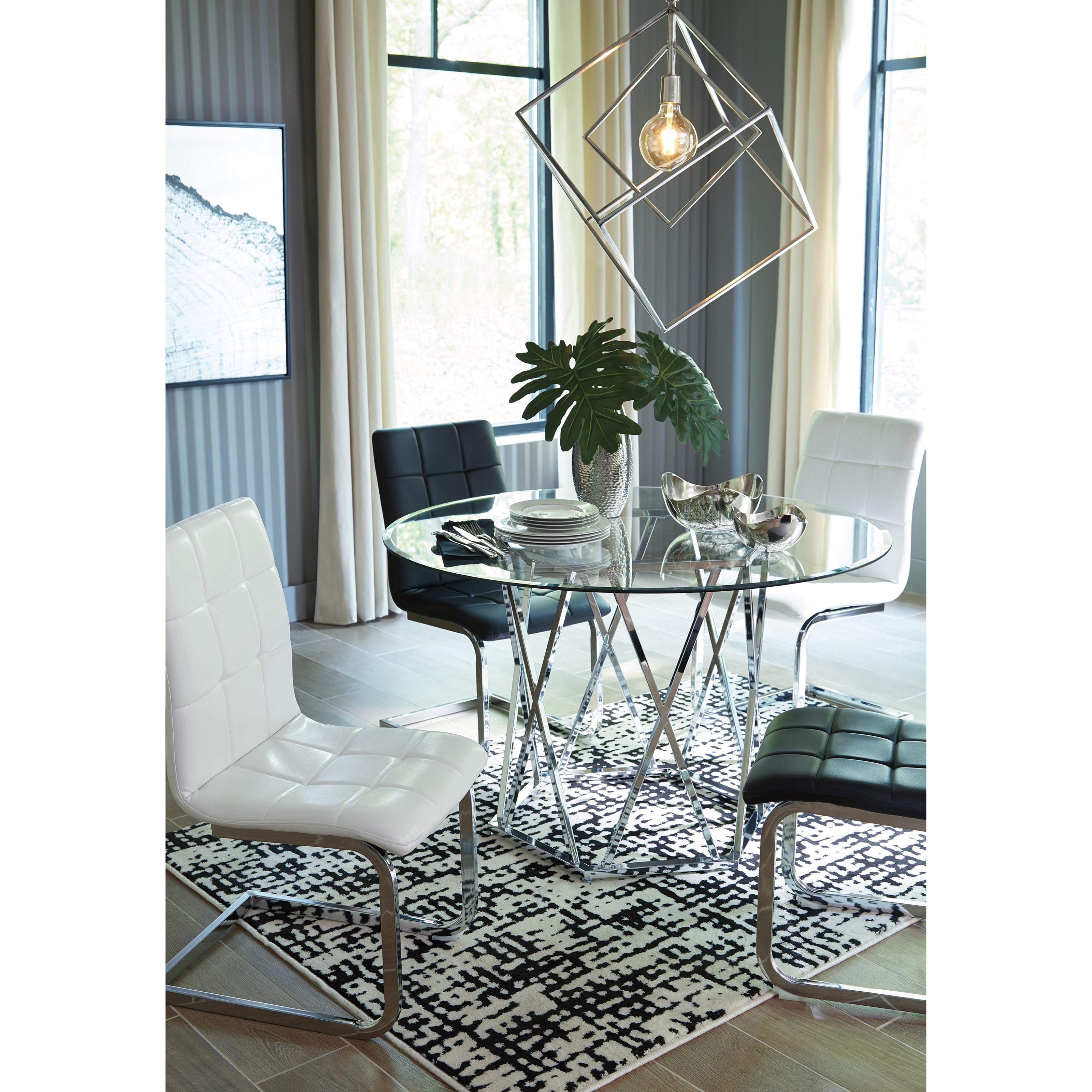 Madanere dining table online and 4 chairs set